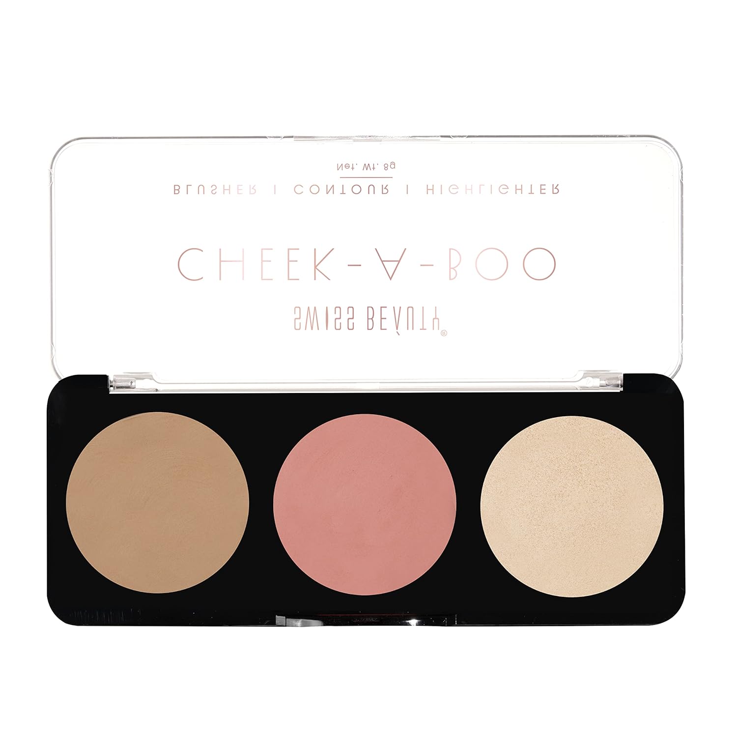 Swiss Beauty Cheek-A-Boo 3 In One Blusher | Contour | Highlighter Shade -01 (8 g)
