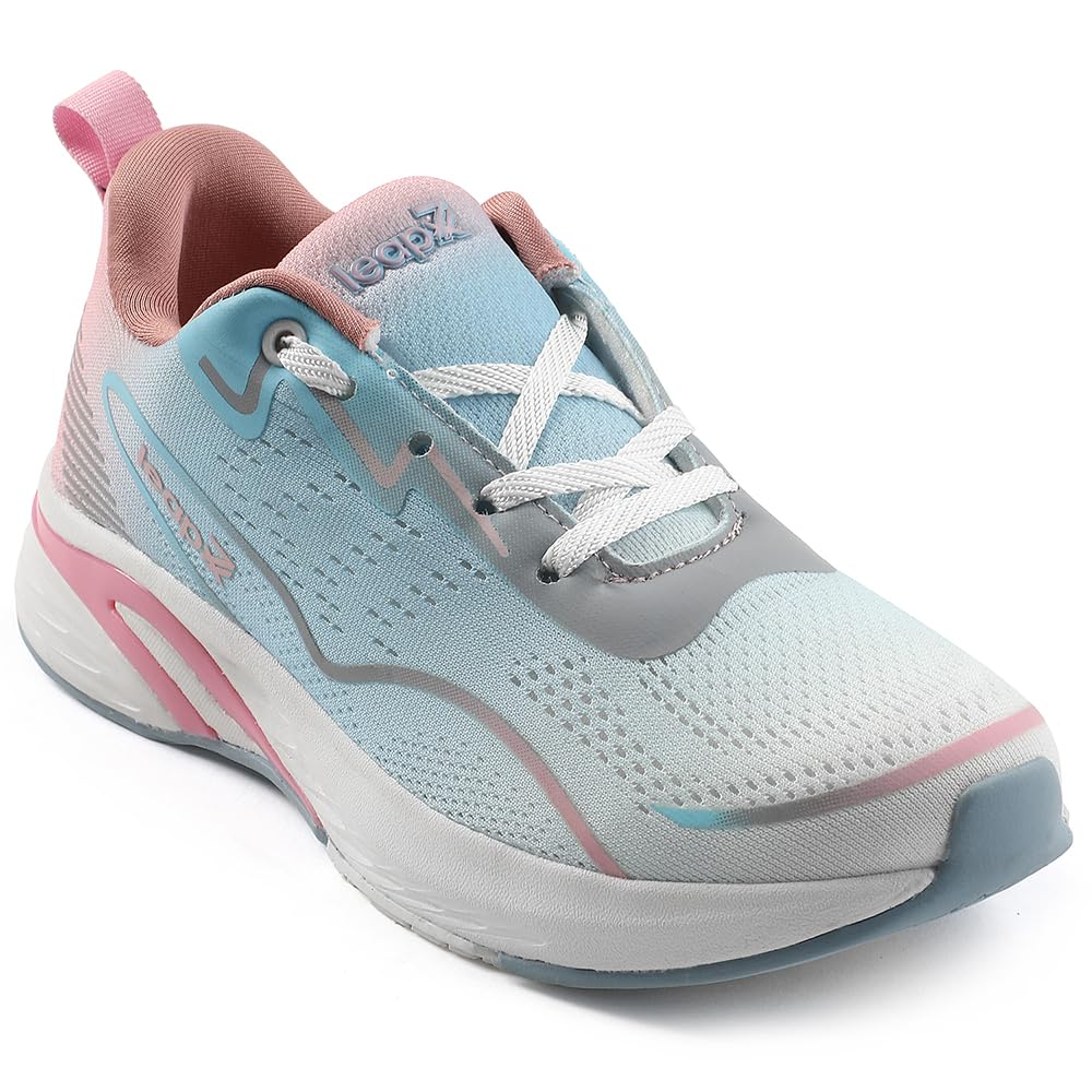 Liberty Leap7x GHD-W10E Sports Lacing Running Shoes for Women with EVA Sole | Suitable for Walking Jogging Gym | Super Foam Insole | Comfortable Footbed | Shock Absorption Liberty Leap7x GHD-W10E Sports Lacing Running Shoes for Women with EVA Sole | Suitable for Walking Jogging Gym | Super Foam Insole | Comfortable Footbed | Shock Absorption