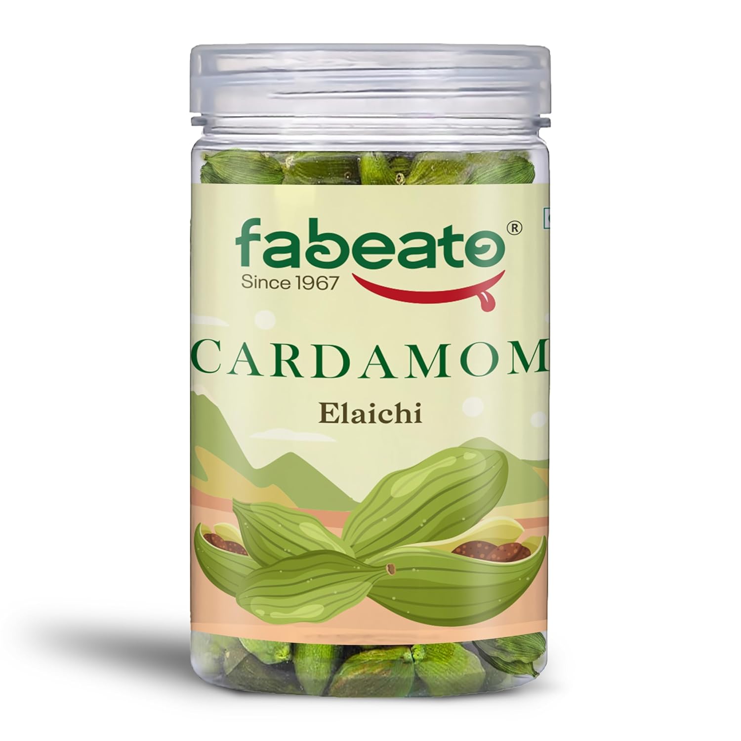Fabeato Whole Green Cardamom – 8mm Bold | Premium Elaichi | No Artificial Colors | Antioxidant-Rich Spice for Tea & Cooking | Supports Heart Health and Immunity, 50 gram