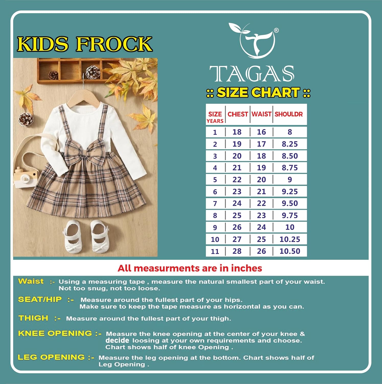 TAGAS Dress for Girls II Baby Girl Dress, Frock Girls Infants Casual wear for Kids Dresses and Jump Suite Round Neck Full Sleeve Dress for Girls (KD-137) TAGAS Dress for Girls II Baby Girl Dress, Frock Girls Infants Casual wear for Kids Dresses and Jump Suite Round Neck Full Sleeve Dress for Girls (KD-137)