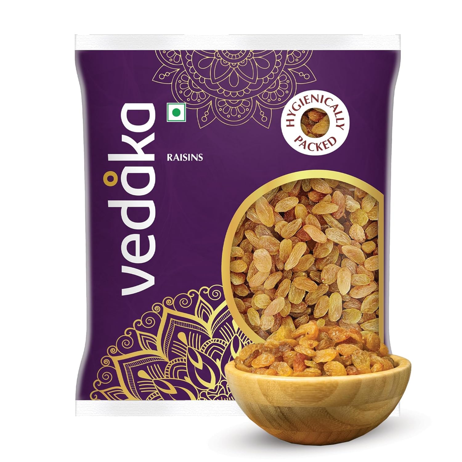 Amazon Brand – Vedaka Raisins | 500 Gram | Dried Grapes | Kishmish | Dry Fruits And Nuts | High In Antioxidants
