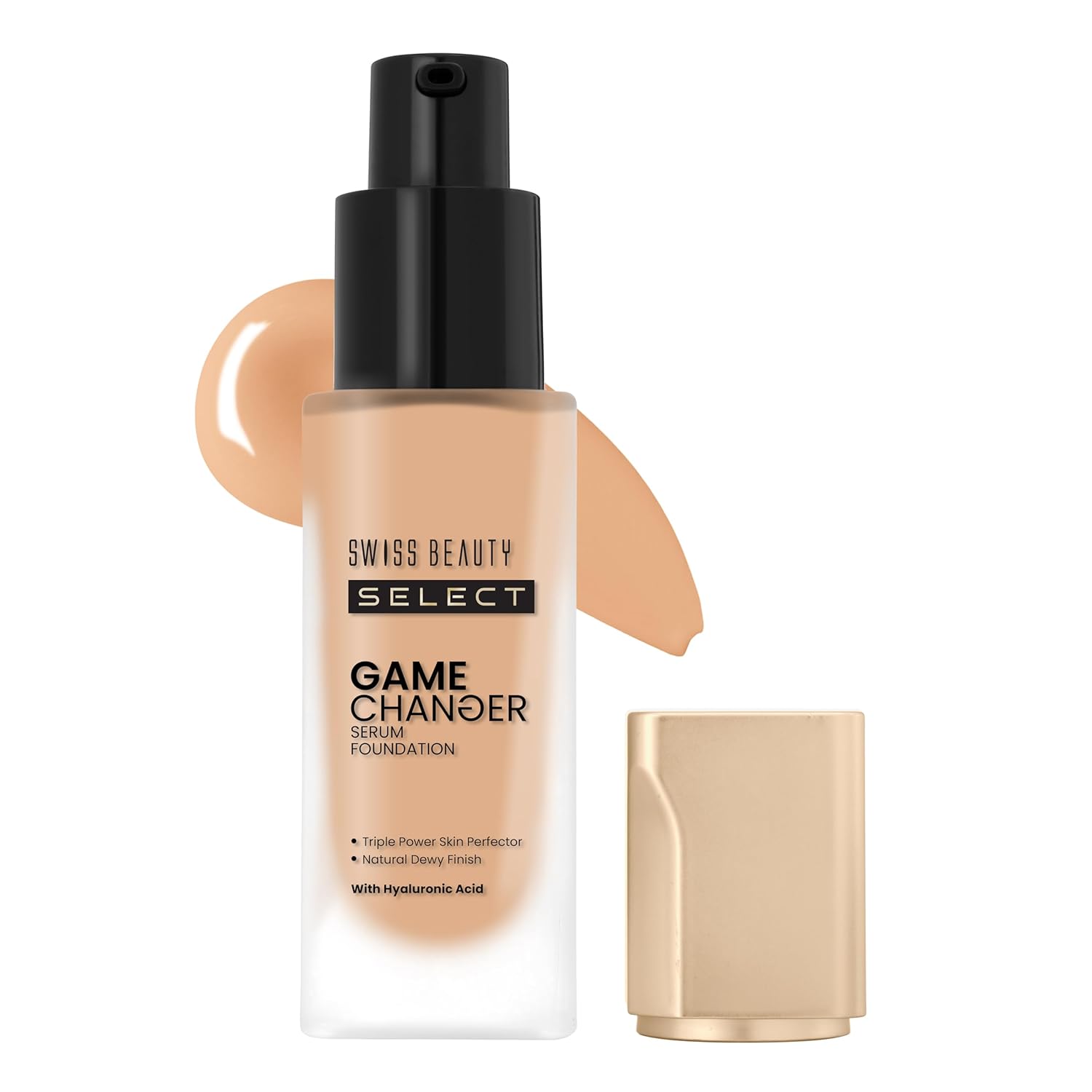 Swiss Beauty Select Game Changer Serum Lightweight Foundation | Neutral Biscuit, 35g