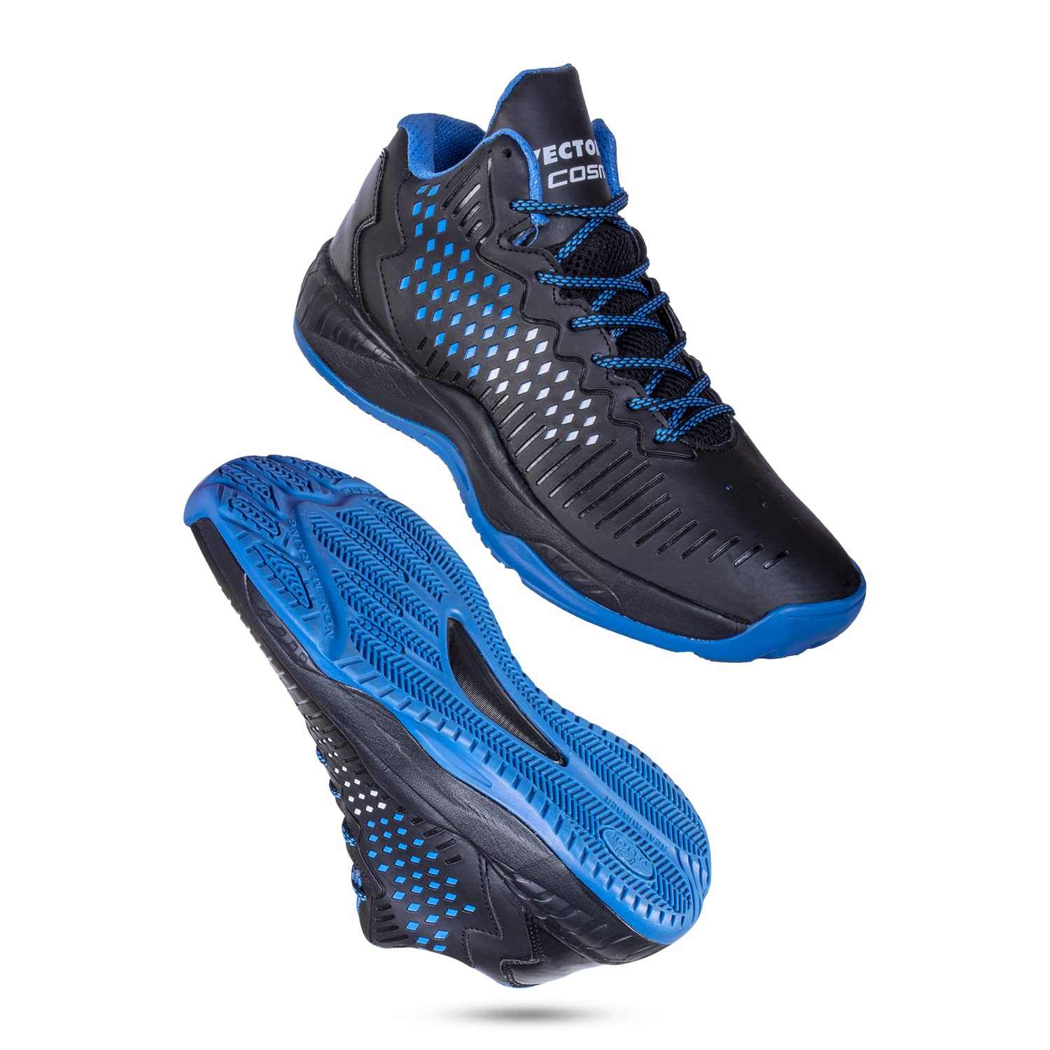 Vector X Cosmic Mens Basketball Shoes Streetball Master Breathable Non Slip Outdoor Sneakers Cushioning Workout Shoes for Fitness