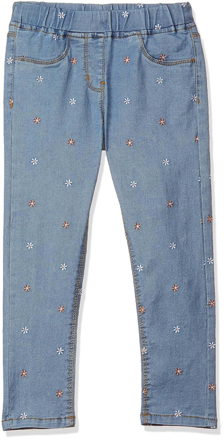 Amazon Brand – Symbol Girls Cotton Rich Stretchable Jogger Jeans | Elasticated Waistband | Jeggings | Age 2-12 Years