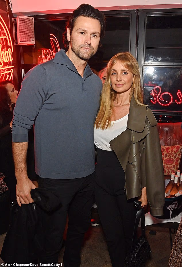 Louise Redknapp has split from her boyfriend Drew Michael after two years together (pictured in March together)