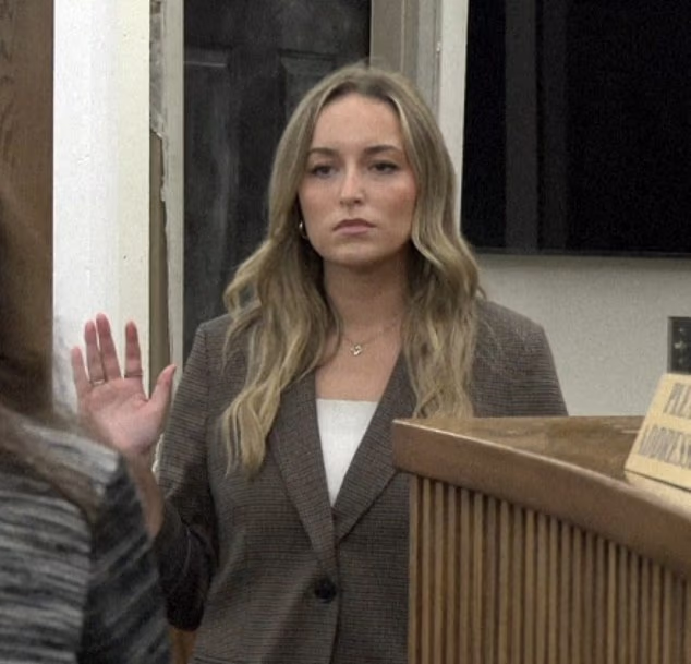 An attorney for Alleigha Botner (Pictured) told Fox News Digital denied allegations that she helped Caleb Flynn murder his wife.